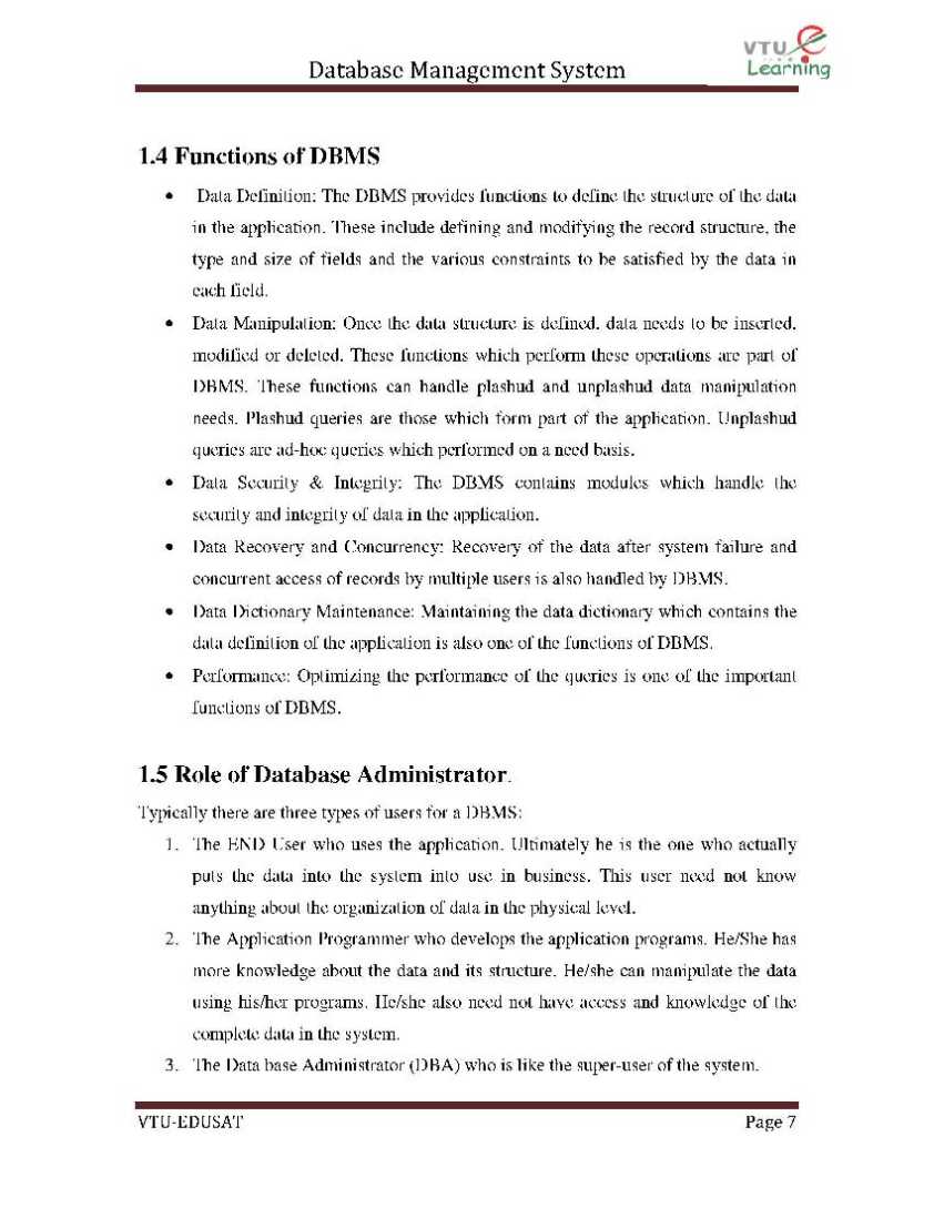Database management system pdf notes by korth